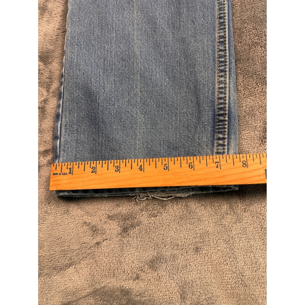 Levis 505 Regular Fit Jeans Reg W29x L29 Light Wash Denim - Picture 7 of 9